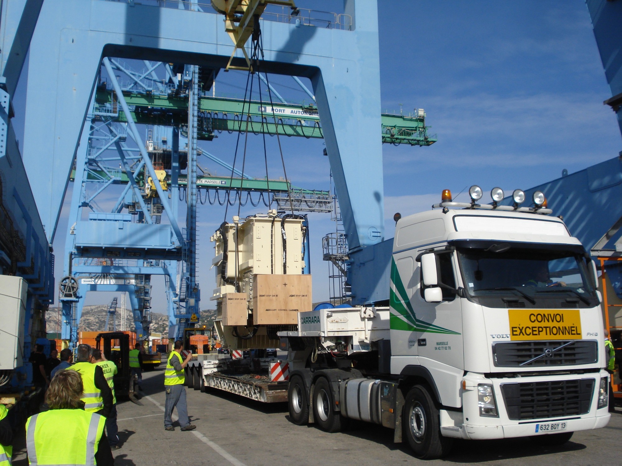 Transformateur electrique 48 tonnes.